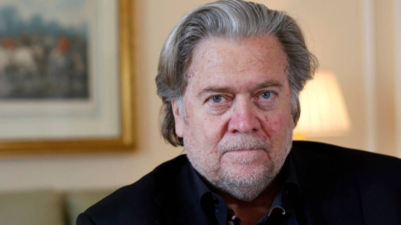  Trump adviser Steve Bannon surrenders to face charges for stonewalling Capitol riot probe
