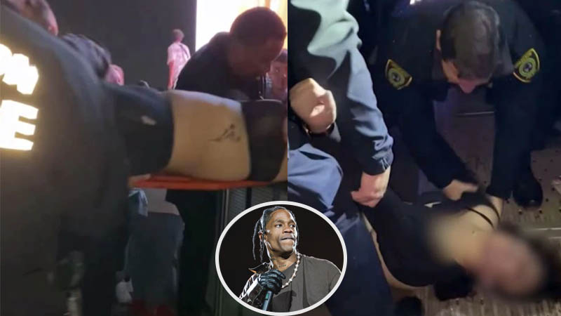  Travis Scott Astroworld stampede: Video shows a woman being dropped on head