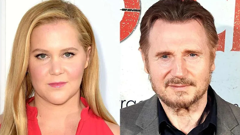  Amy Schumer Trolls Liam Neeson After He Admits To Falling In Love with “Taken” Woman While Filming Blacklight