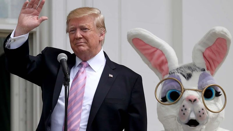  Trump Issued A Strange Easter Message To All ‘Radical Left Maniacs’