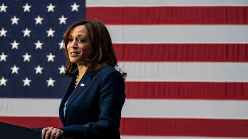  Vice President Kamala Harris tested positive for Covid but is showing no symptoms