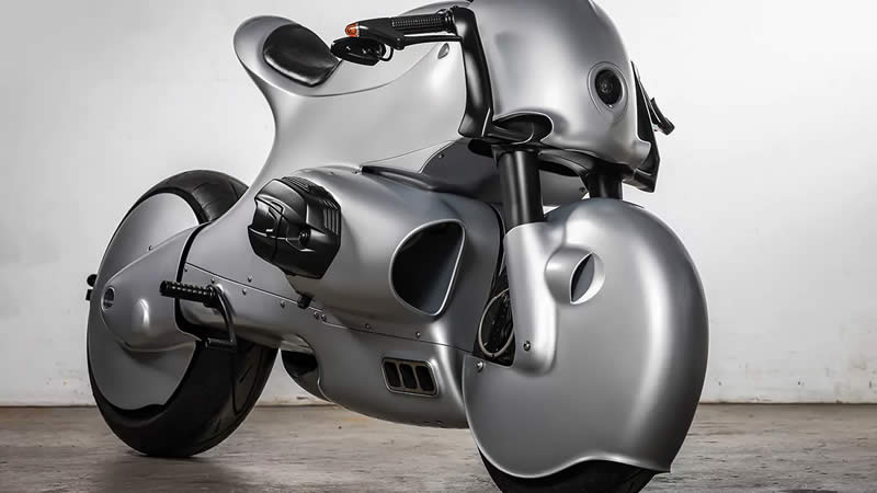 Aircraft-inspired custom BMW R Ninet by Fabman Creations