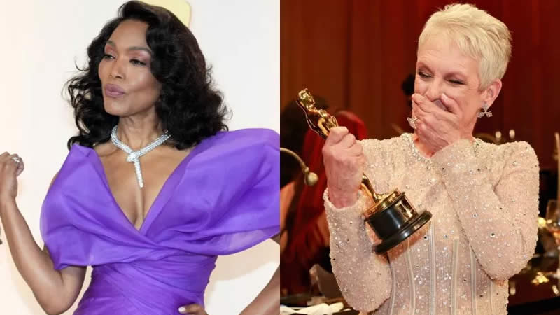 Oscars fans outraged by Angela Bassett’s removal as the star ‘refuses to clap’ for Jamie Lee Curtis’ win