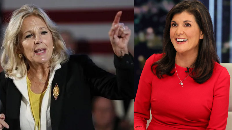  Jill Biden rejected Nikki Haley’s proposal for mental competency tests: “I think the American people can sort that out”
