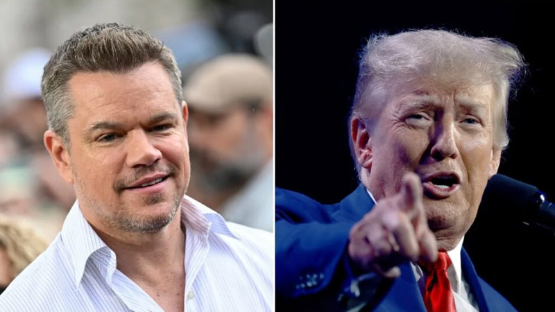  Matt Damon Laughs at Trump Campaign Ad That Used His Movie Monologue Without Permission: ‘I’m Glad They Like Our Writing’