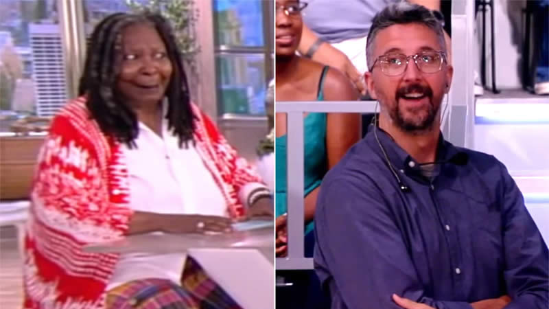  Whoopi Goldberg hilariously investigates a crew member’s surprise appearance live on The View