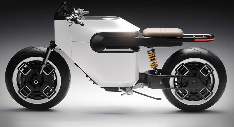 Electric Porsche 619 Motorbike Photos