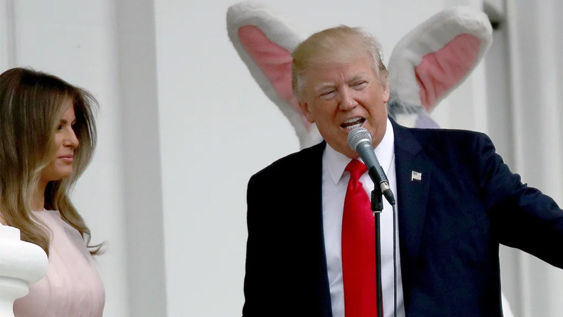  Donald Trump Uses Easter Message to Address Alleged Witch Hunt