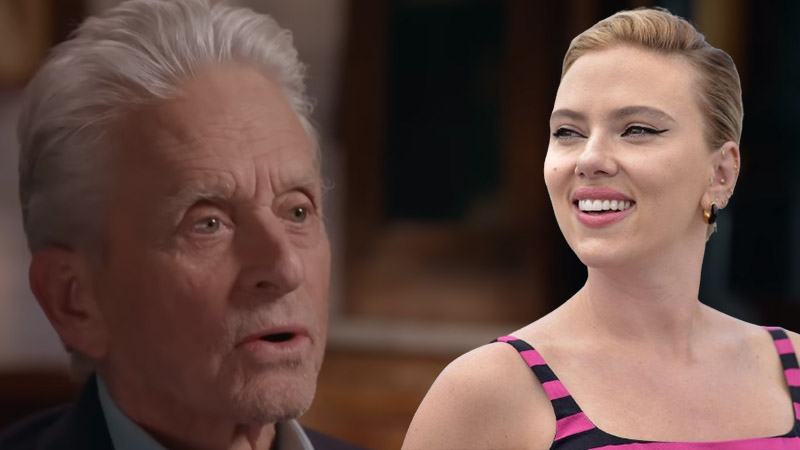  Michael Douglas ‘shocked’ to find out he and Scarlett Johansson are related