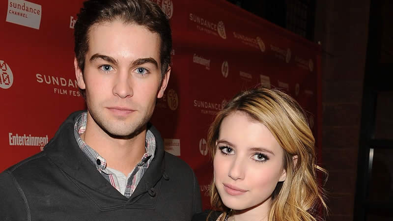 Chace Crawford and Emma Roberts