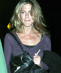 jennifer aniston quits smoking