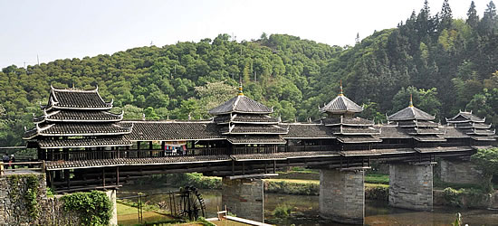 Wind Rain Bridge China