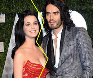 Katy Perry and Russell Brand