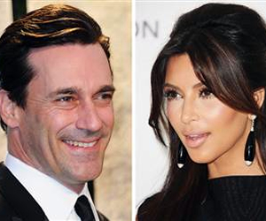 Jon Hamm and Kim