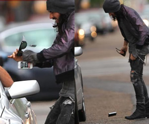 Russel Brand Cell Phone Snatcher