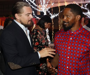 Leonardo Dicaprio and Jamie Foxx