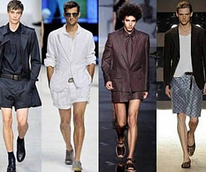 Bermuda Shorts in Hot Summer