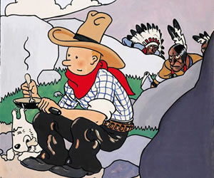 Tintin in America Comics