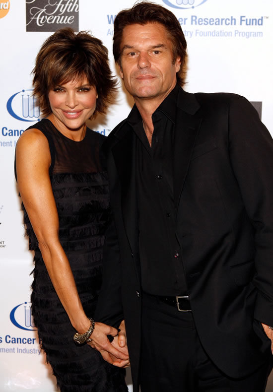 Lisa Rinna and Harry Hamlin