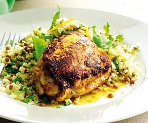 Moroccan Chicken with Couscous