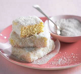 Lemon Lime Lamington Squares Recipe