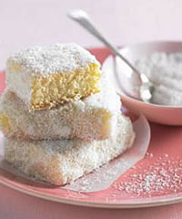 Lemon Lime Lamington Squares