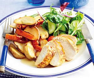 Speedy Roast Chicken and Vegetables