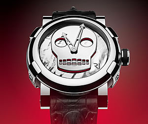 Romain Jerome Features Skull Motif Watch