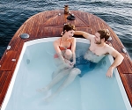 Boat boasts Hot Tub