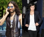 Russell Brand and Harry Styles