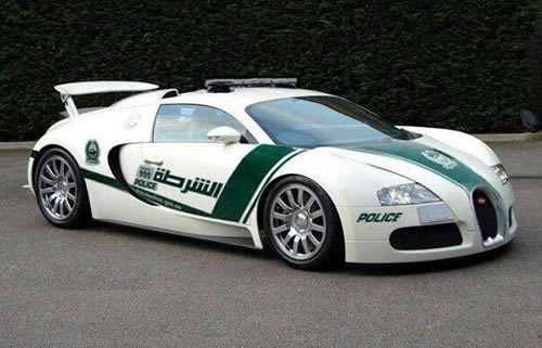 Bugatti Veyron Car joins Dubai Police
