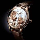  Jaquet Droz Petite Heure Minute Relief Seasons Timepieces Celebrate the Enchantment of Birds