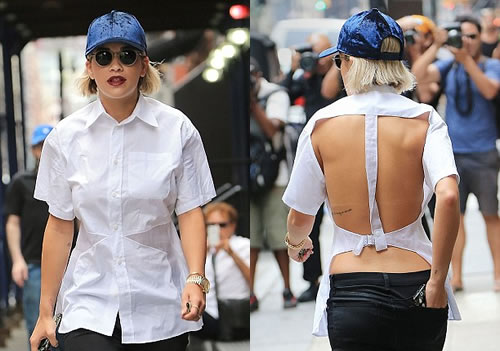 Backless Shirt Trend