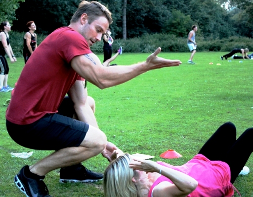Jessie Pavelka give training to young girl