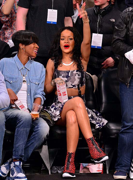 Melissa Forde and Rihanna