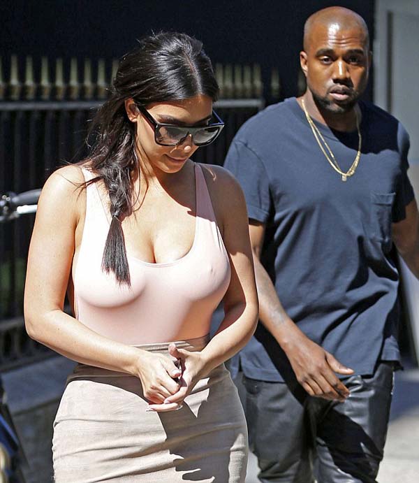 Kim Kardashian and kany west