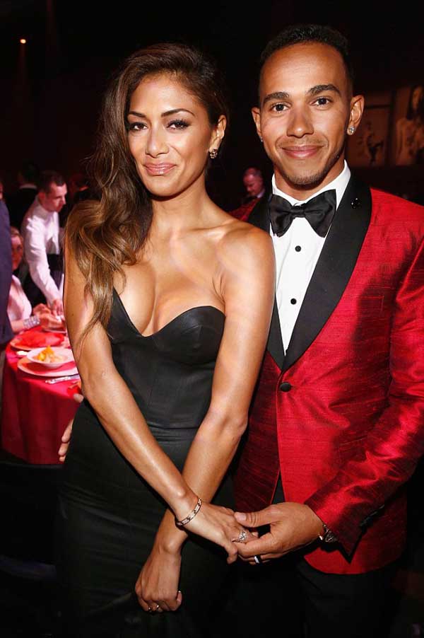 Lewis Hamilton and Nicole Scherzinger photos