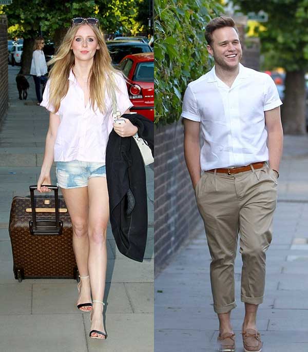 Diana Vickers and Jean Bernard