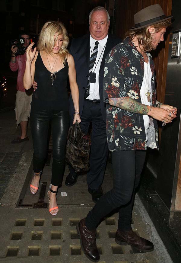 Ellie Goulding and Dougie Poynter 