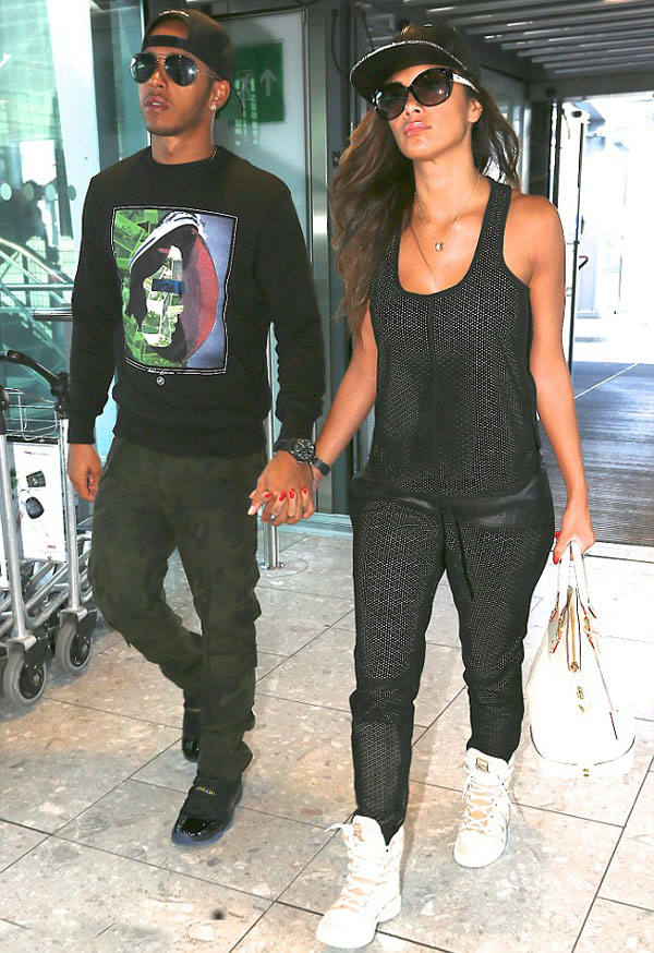 Lewis Hamilton and Nicole Scherzinger