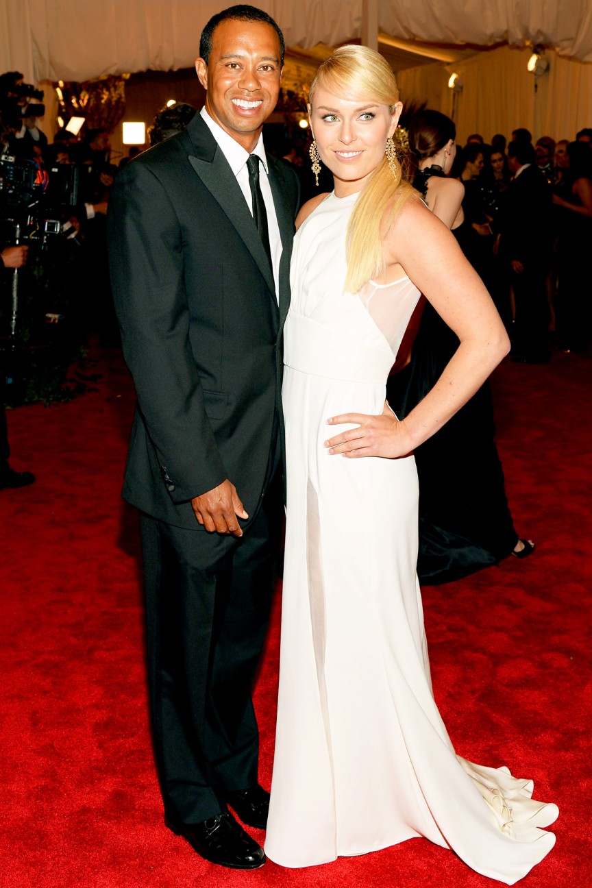 Tiger Woods and Lindsey Vonn