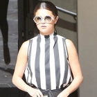  Selena Gomez Rocks In Specs and Stripes in LA