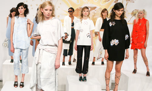 Celebrities at Cynthia Rowley Spring