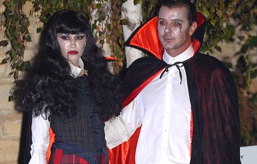 Gwen Stefani and Gavin Rossdale at Halloween party