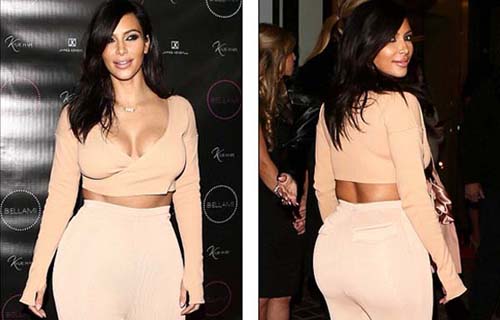 Kim Kardashian after fully nude shoot