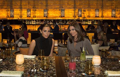 Kim Kardashian and Carla Dibello in Dubai