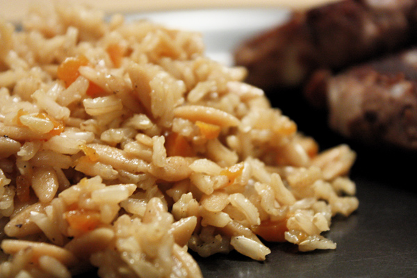 brown rice pilaf