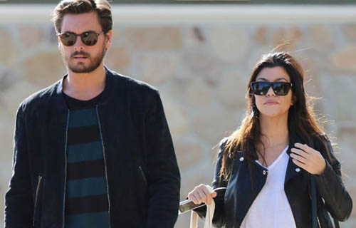 Kourtney Kardashian and Scott Disick togather