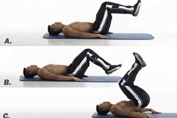 Reverse crunch to burn fat fast