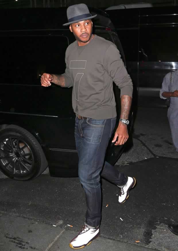 Carmelo Anthony fashion style